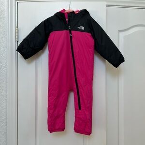 North face infant snow suit